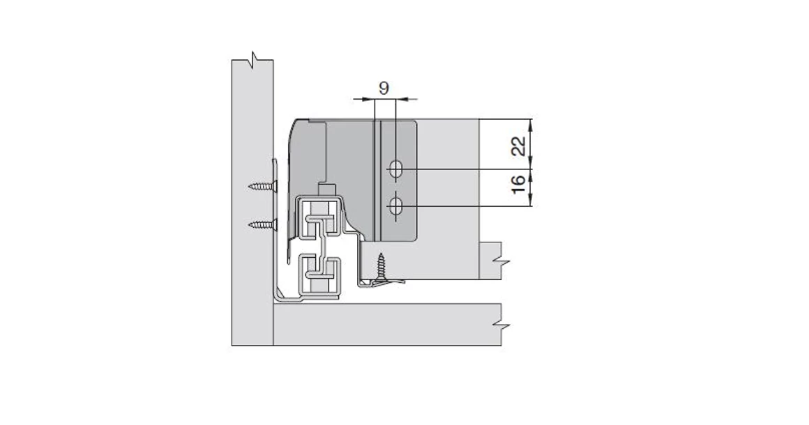 Kép 3/11 - Fiókoldal   RITMA CUBE    N, fehér, 500mm, 35kg