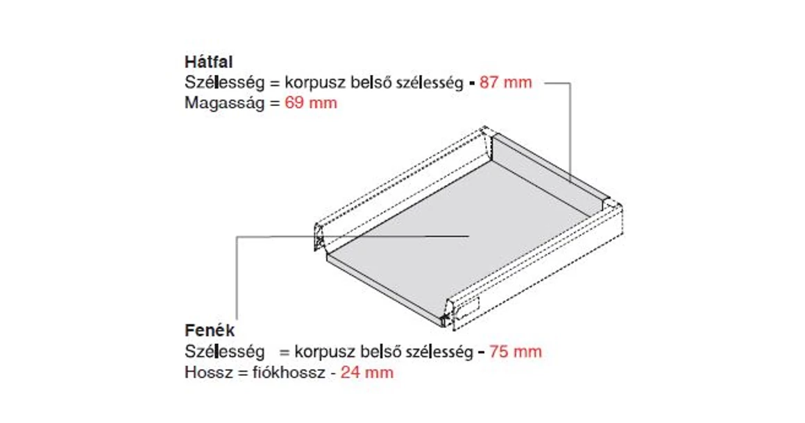 Kép 4/11 - Fiókoldal   RITMA CUBE    N, fehér, 450mm, 35kg