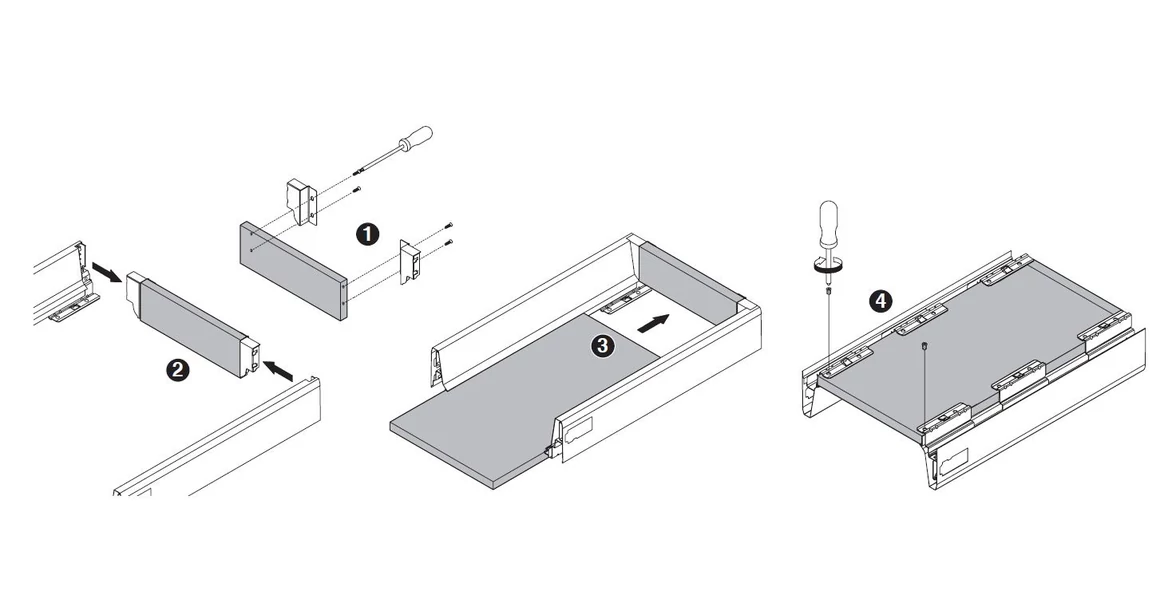 Kép 5/11 - Fiókoldal   RITMA CUBE    N, fehér, 450mm, 35kg