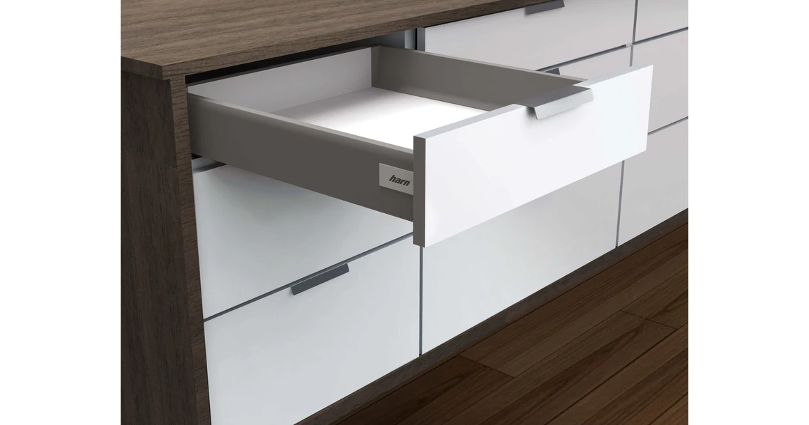 Kép 1/10 - Fiókoldal   RITMA CUBE  S, metál szürke, 270mm, 35kg