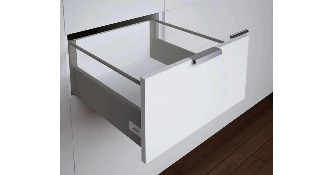 Kép 1/15 - Fiókoldal   RITMA CUBE  TH2, szimpla kör korlátos, metál szürke, 400mm, 35kg