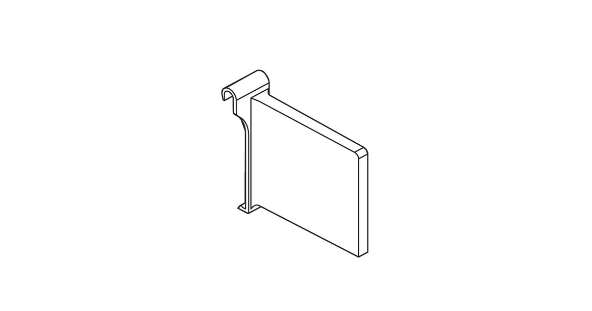 Kép 1/3 - RITMA CUBE szakaszoló kör korláthoz, tiszta fehér