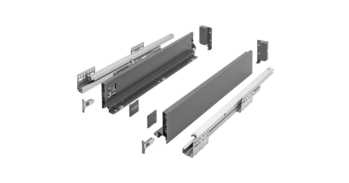 Fiókoldal AXISPRO A,  86x250mm, antracit