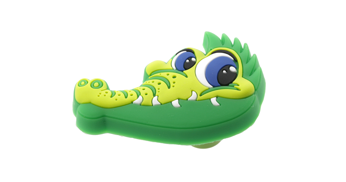 Fogantyú gomb, gumi, krokodil