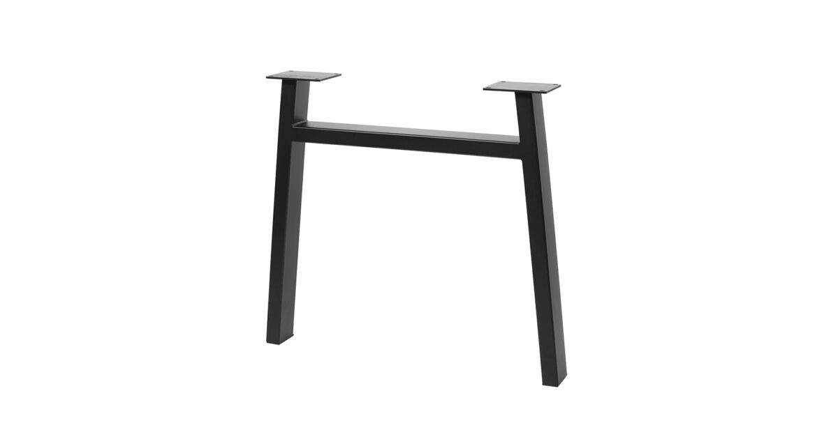 Asztalláb fém INDUSTRIA-H20, 710mm, fekete