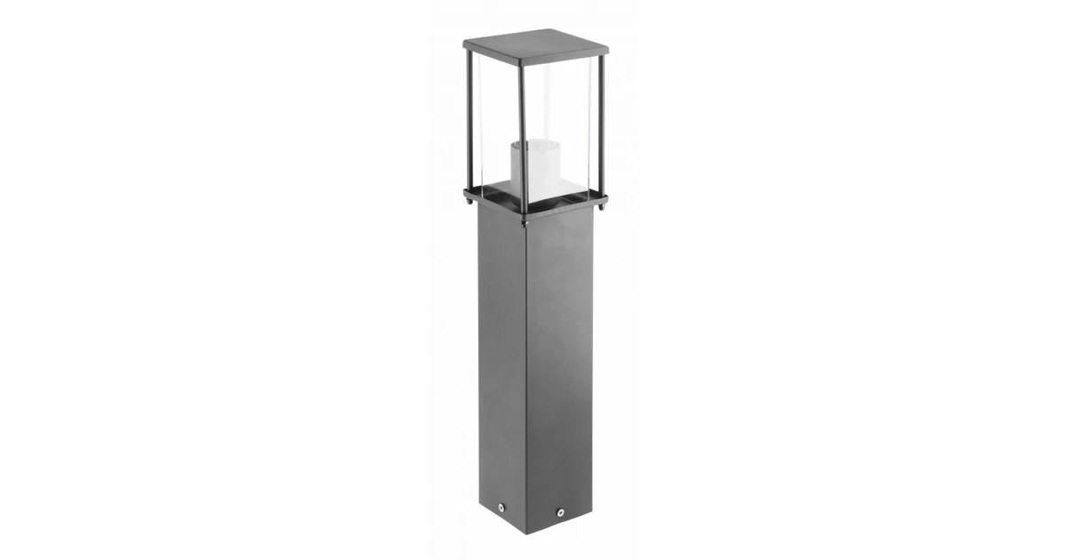 Lámpa Kerti lámpatest KEMI-P 50, E27, MAX.15W, IP44, AC220-240V, 50-60Hz, pole, grafit