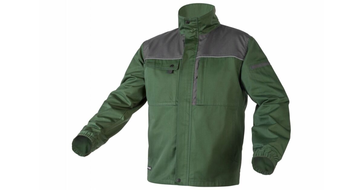 Munkaruha Högert RUWER Munkavédelmi kabát, zöld, S