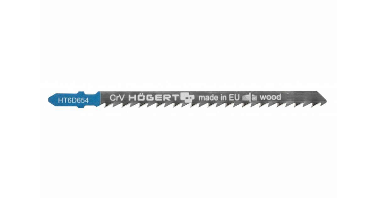 Szerszám Högert Dekopír fűrészlap, 110/132mm, fa, Crv, 6 TPI, 2db/csomag, gyorsvágó