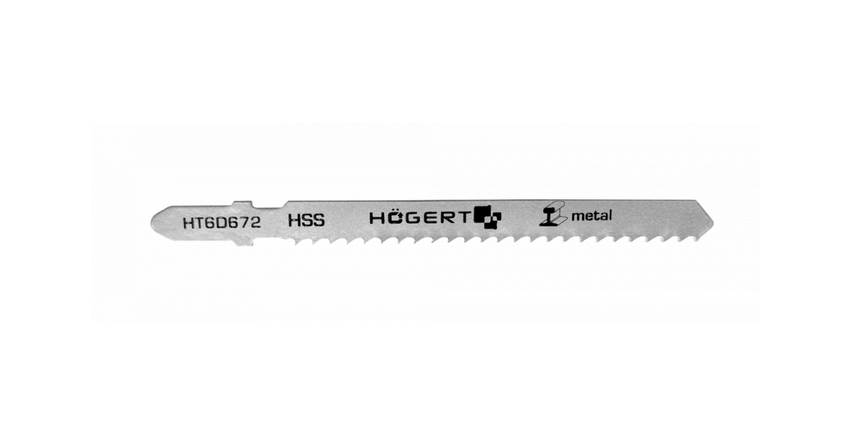 Szerszám Högert Dekopír fűrészlap,  75/100mm, fém, HSS,  8 TPI, 5db/csomag