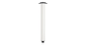 Asztalláb, alumínium kocka 60*60mm, 710mm, fehér, DN-270, MET