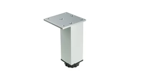 Bútorláb alumínium, DN-760, 100mm, 37*37mm, alu elox
