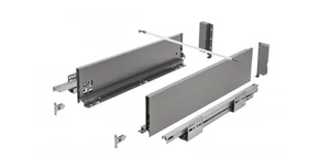 AXISPRO 120 mm magas fiók, antracit, PUSH OPEN