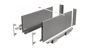AXISPRO 168 mm magas fiók, antracit, PUSH OPEN