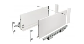 AXISPRO 168 mm magas fiók, fehér, PUSH OPEN