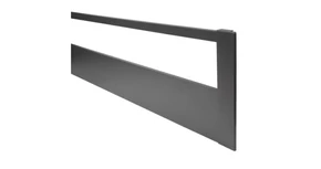 Fiókoldal AXISPRO-hoz belsőfiók előlaprögzítő,, előlap elemmel, 1200mm szélesség, antracit