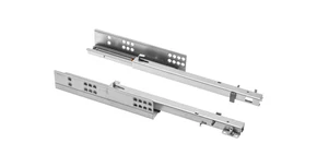 Rejtett fióksín, részleges kihúzású, csillapított záródású, 300mm, 25kg H