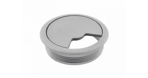 Kábelátvezető 60mm, műanyag, alu hatás