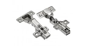 Kivetőpánt, rázáródó, csillapított záródású, klippes, eurocsavar nélküli talp h=0