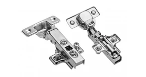 Kivetőpánt, rázáródó, csillapított záródású, klippes, eurocsavaros talp h=0