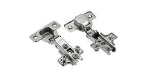 Kivetőpánt, ráütődő eurocsavaros talppal, H=4