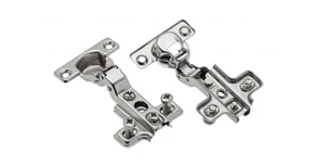 Kivetőpánt, Mini, félig rázáródó, eurocsavaros talp H=1