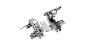 Kivetőpánt, pillér, rövid karos, eurócsavaros talp h=6