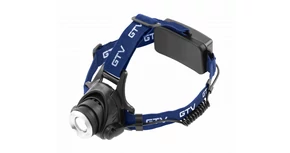 Lámnpa Fejlámpa LED 6W, 350lm, hideg fehér, IP44, 3 db AAA elemmel / nem tartozék /