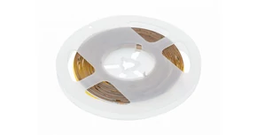 LED szalag COB LED csík, 1600 LED/5 fm, meleg fehér, 8W/fm,  40W/5fm , 8mm , 5fm/tekercs, 12V, IP20, 800lm/m N