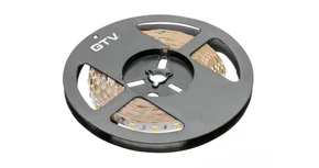 LED szalag RGB színváltós, 300 LED/5 fm, 17/fm,  72W/5fm , 10mm , 5fm/tekercs, 12V, IP20, 450lm/m