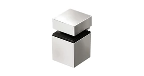 Polctartó fali, GS02, 30x30mm, 20mm anyagvastagsághoz, króm