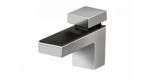 Polctartó fali, GS02, 67x26mm, 45mm anyagvastagsághoz, króm