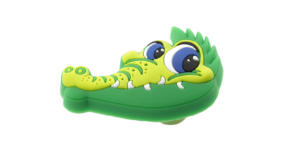 Fogantyú gomb, gumi, krokodil