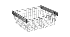 Gardób SMART kosár 233mm magas, teljes kihúzású, csillapított záródású, golyós fióksínnel szerelve