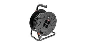 Hosszabbító orsó 50 m 3x1,5 mm², 3500W, AC220-240V,50/60Hz, 4 x SCHUKO aljzat