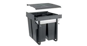 Hulladékgyűjtő GTV Practi Eco 600, szelektív, frontkihúzású, lágy záródás, 34+2*17 L edénnyel, fedéllel