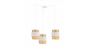 Lámpa Fali lámpatest ABRA 2, 6151, AC220-240V, 50/60Hz, 3*E27, max.40W, átmérő 20 cm, krém