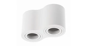 Lámpa Mennyezeti lámpatest AVEIRO DUO BIS, max. 250V, 50/60Hz, 160x80x90mm, IP20, max 20W*2, kör, fehér