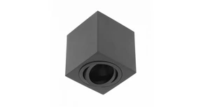 Lámpa Mennyezeti lámpatest AVEIRO BIS, max. 250V, 50/60Hz, 80x80x90mm, IP20, max 20W, négyzet, fekete