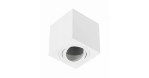 Lámpa Mennyezeti lámpatest AVEIRO BIS, max. 250V, 50/60Hz, 80x80x90mm, IP20, max 20W, négyzet, fehér