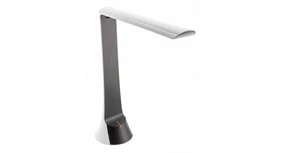 Lámpa Asztali FLOWER 4W, 240lm, DC 5V, 1A, 4000K, battery 1800MAh, Ra>80, fekete/fehér