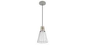 Lámpa Mennyezeti lámpatest KALIOPE,8143,AC220-240V,50/60Hz,1*E27,max.40W,IP20,átmérő 18cm,egyes, szürke/arany