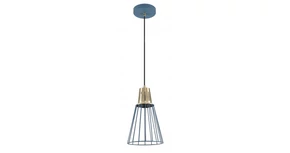 Lámpa Mennyezeti lámpatest KALIOPE,8266,AC220-240V,50/60Hz,1*E27,max.40W,IP20,átmérő 18cm,egyes,kék