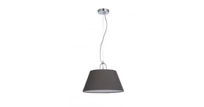 Lámpa Mennyezeti lámpatest KASEL , 6243, AC220-240V, 50/60Hz, 1*E27, max.40W, átmérő 40 cm, szürke