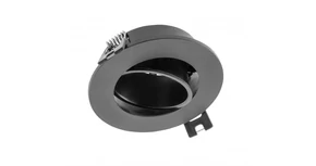 Lámpa Mennyezeti lámpatest LINTO, IP20, Ø90x29mm, kör, fekete