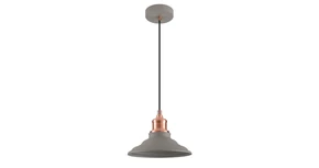 Lámpa Mennyezeti lámpatest LORET M,8854,AC220-240V,50/60Hz,1*E27,max.40W,átmérő 20,5cm,IP20,egyes,szürke