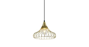 Lámpa Mennyezeti lámpatest LOTTE,2646,AC220-240V,50/60Hz,1*E27,IP20,átmérő 33cm,egyes,arany