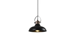 Lámpa Mennyezeti lámpatest MEES,2363,AC220-240V,50/60Hz,1*E27,IP20,átmérő 30cm,egyes,fekete