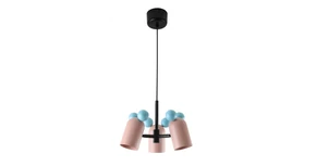 Lámpa Mennyezeti lámpatest MOUSE II, 2677, max.250V, 50/60Hz, 3*E27, max.25 W, IP20, átmérő 30 cm, rózsaszín