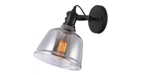 Lámpa Fali lámpatest MUSCARI IIB,3800,AC220-240V,50/60Hz,1*E27, IP20,egy, fekete