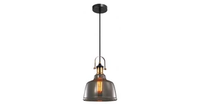 Lámpa Mennyezeti lámpatest MUSCARI 2 II,3688,AC220-240V,50/60Hz,1*E27, IP20,átmérő22,5CM,egy, fekete